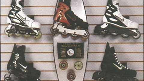 Nike In-Line Hockey Skates Display