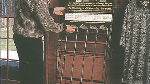 MacGregor Golf Clubs Display