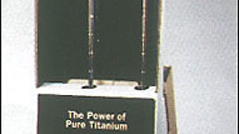 Armour Titanium Irons Display