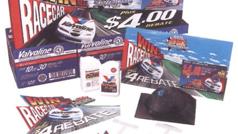 Valvoline Motor Oil Display