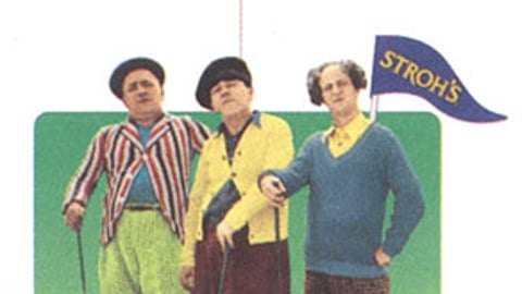 Stroh's Three Stooges Golf Display