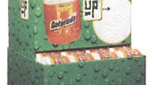 Gatorade Powered Drink Mix Merchandiser