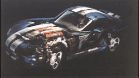 Dodge Viper GTS Litho Vac Sign