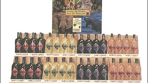 Marcus James Wine Display