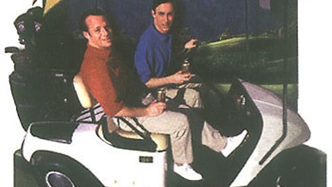 Michelob Golf Giveaway Pole Sign