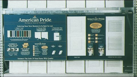 American Pride Cellwood Display