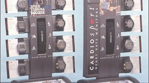 Cardiosport Heart Rate Monitor Display