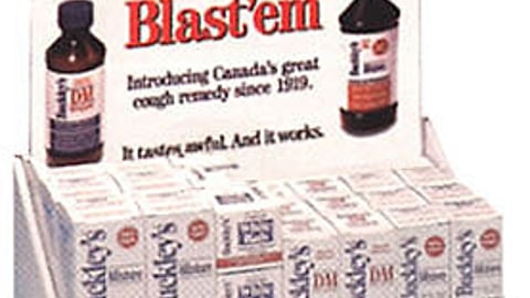 Blast'em Cough Remedy Display