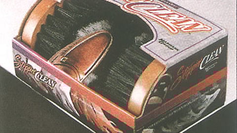 Steppin' Clean Shoe Brush Packaging