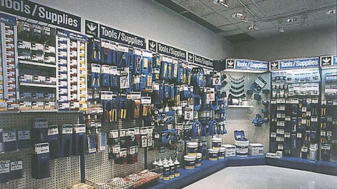 Ideal Tools/Supplies Display