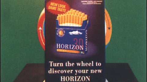 Horizon Cigarettes Display