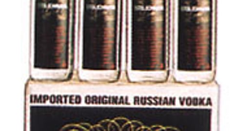 Stolichnaya Gold Vodka Display