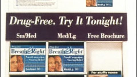 Breathe Right/Kleenex Display