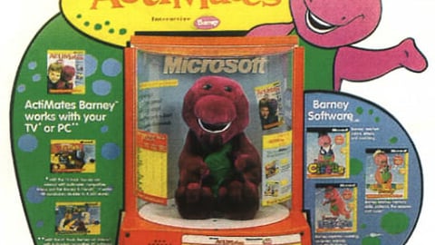 Microsoft Barney ActiMates