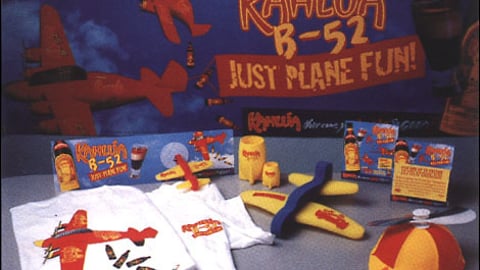 Kahlua B-52 Just Plane Fun Display