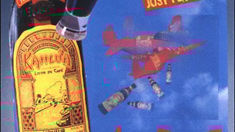 Kahlua B-52 Lenticular Motion Case Card
