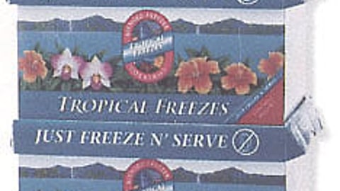 Tropical Freezes Beverage Display