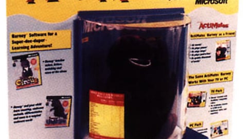 Microsoft Barney ActiMates Display