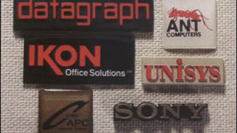 Office 3-D Nameplates Display