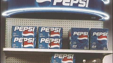 Pepsi Neon Endcap Header