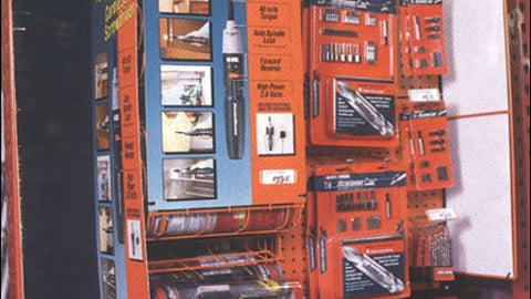 Black & Decker Cordless Screwdriver Display