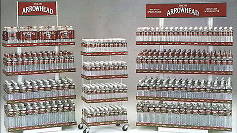 Arrowhead Bottled Water Display