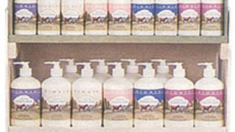 Dionis Soaps/Lotions Display