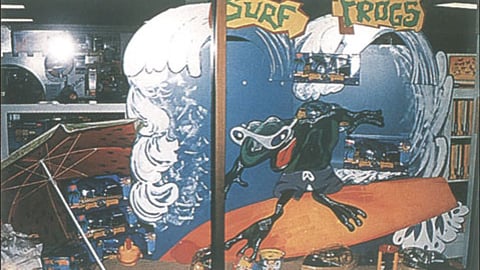 Surf Frogs Retail Display