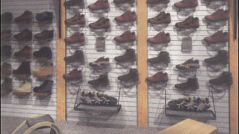 Merrell Wall Display