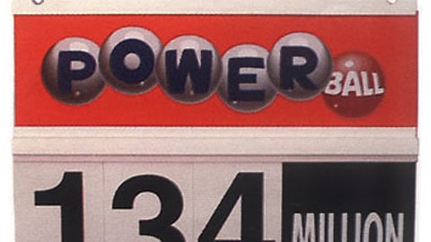 Powerball Sign