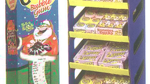 Santa's Coal and Easter Basket Displays