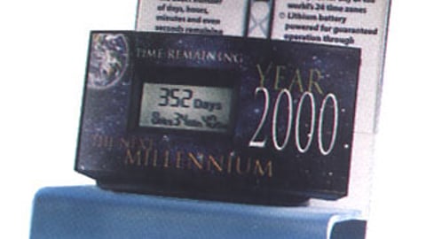 Millennium 2000 Countdown Clock Display