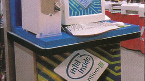 Intel Pentium III Endcap