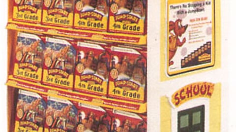 Jump Start Miniature Schoolhouse Display