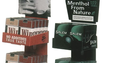 Winston-Salem Cigarettes Display