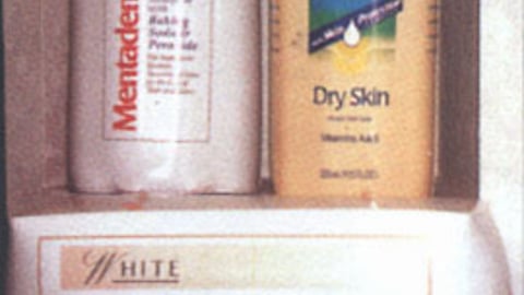 Dove, Mentadent and Vaseline Display