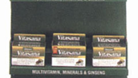 Vitasana Vitamins Display