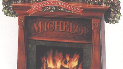 Michelob Holiday Fireplace