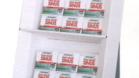 Allergy and Sinus Medication Display