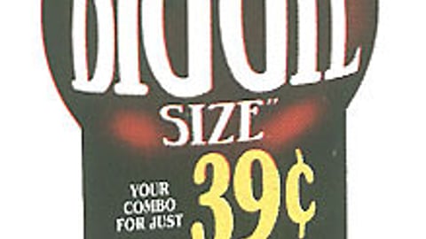 Wendy's Brand Spotter Sign