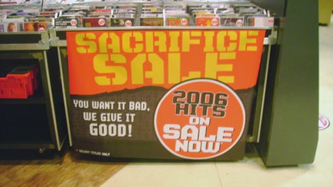 Virgin 'Sacrifice Sale' Bins