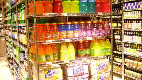 Food Emporium Beverage Rack