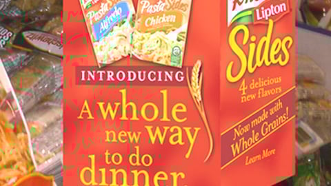 Knorr-Lipton Sides Shelf Talker