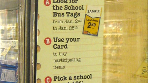 Dominick's '10% Goes Back' Violator