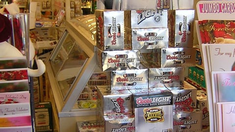 Coors Light Super Bowl Lobby Display