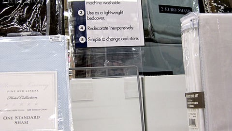 Bed Bath & Beyond Duvet Covers Sign