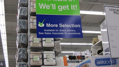 Bed Bath & Beyond 'The Beyond Store' Ceiling Sign