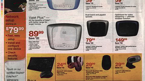 Staples Wireless Products Feature