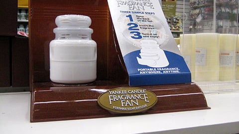 Yankee Candle Fragrance Fan Display