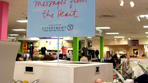 JCPenney Messages From the Heart Header